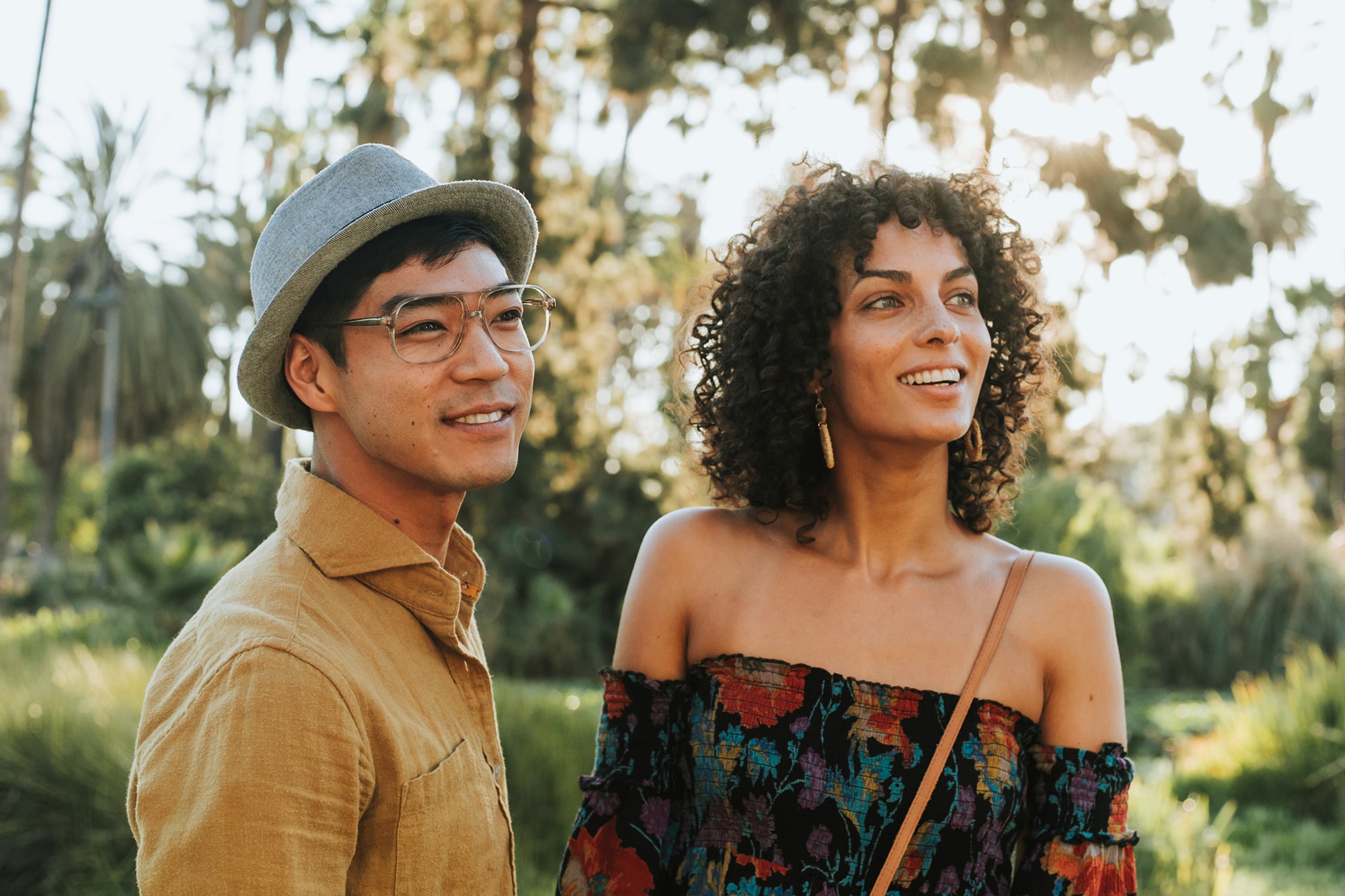 Happy couple enjoying a peaceful moment in nature, symbolizing hope and healing through ketamine therapy at East Texas Ketamine Specialists